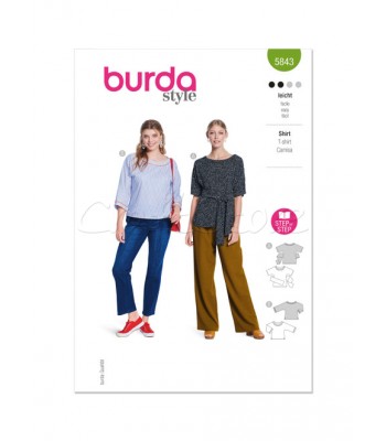 BURDA πατρόν  πουκαμισο 5843